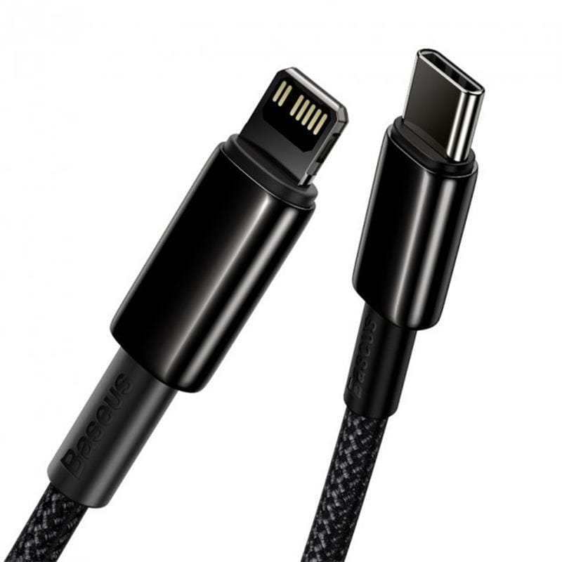 Кабель Baseus Tungsten Gold USB-C-Lightning, 1м (CATLWJ-01)