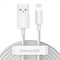 Фото - Кабель Baseus Simple Wisdom USB-Lightning, 1.5м White 2шт (TZCALZJ-02) | click.ua