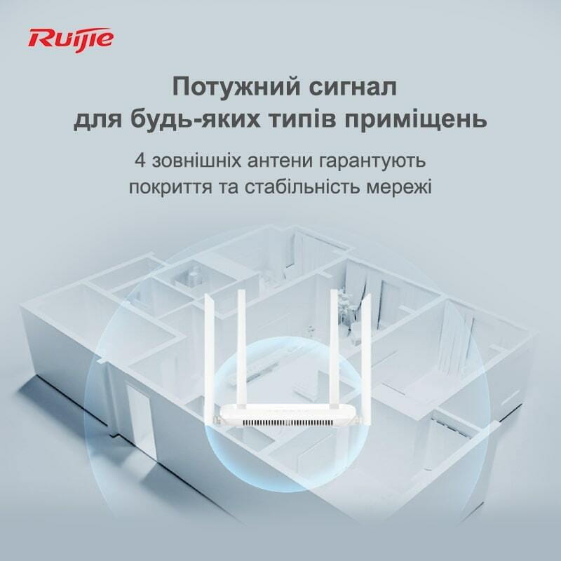 Беспроводной маршрутизатор Ruijie Reyee RG-EW1200