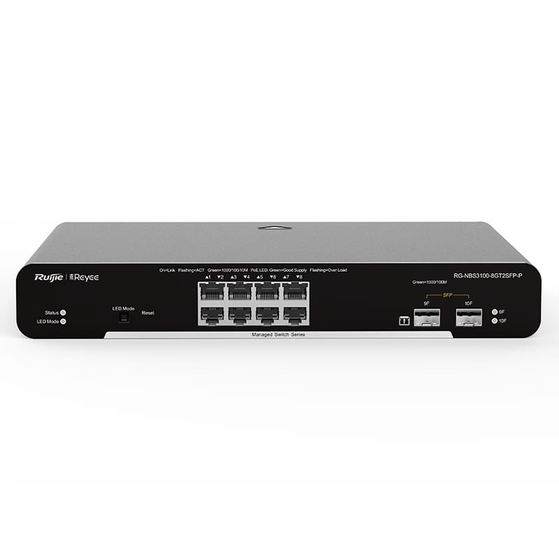 Комутатор Ruijie Reyee RG-NBS3100-8GT2SFP-P