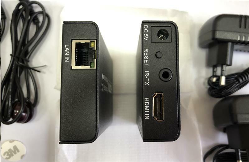 Удлинитель Atcom HDMI - RJ-45 (F/F), до 120 м, Black (14157)