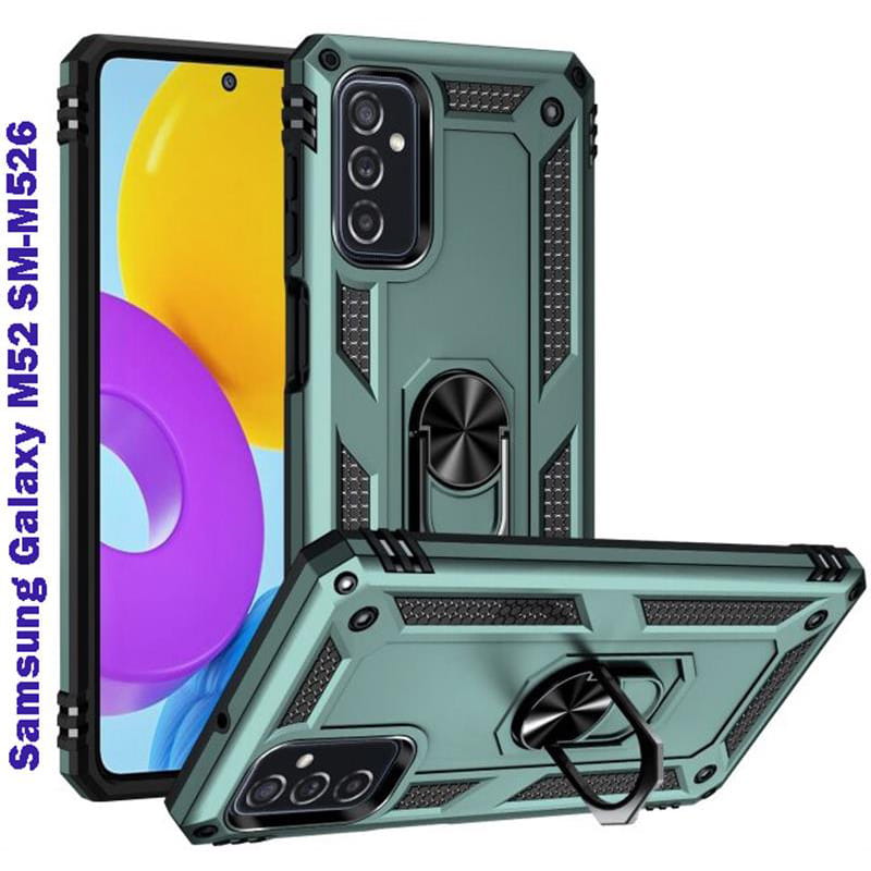 Чeхол-накладка BeCover Military для Samsung Galaxy M52 SM-M526 Dark Green (707119)