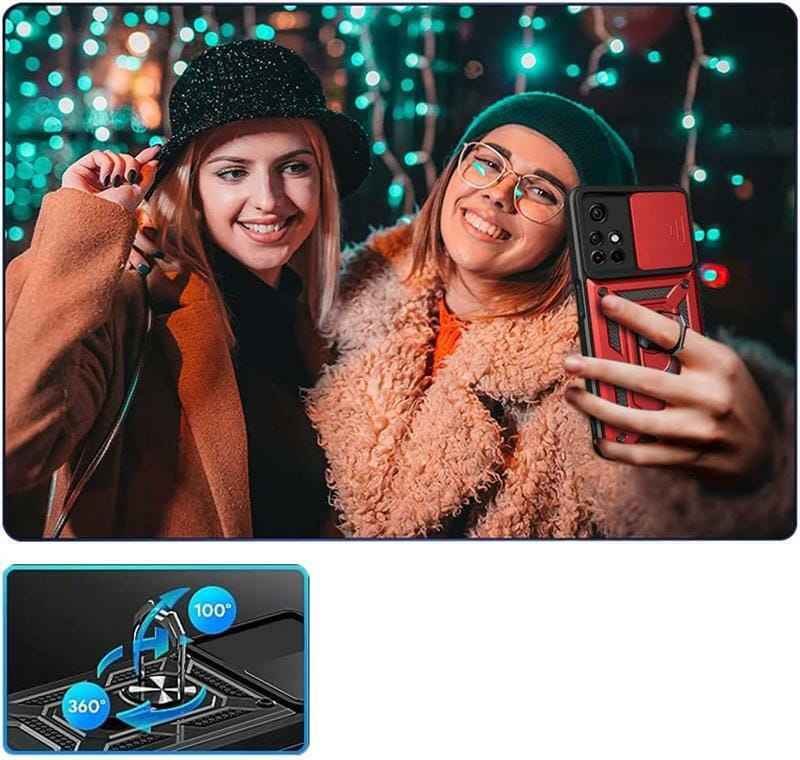 Чeхол-накладка BeCover Military для Xiaomi Poco M4 Pro 5G Red (707122)