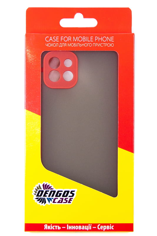 Чeхол-накладка Dengos Matt для Samsung Galaxy A03 SM-A035 Red (DG-TPU-MATT-95)