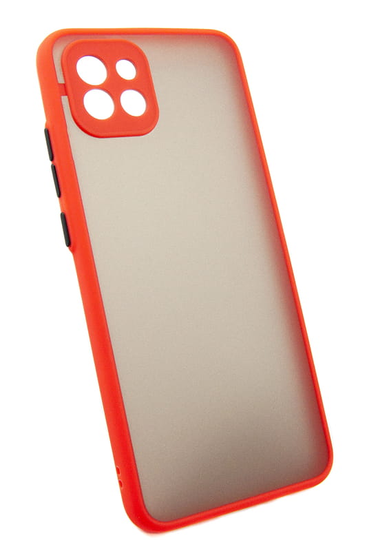 Чeхол-накладка Dengos Matt для Samsung Galaxy A03 SM-A035 Red (DG-TPU-MATT-95)