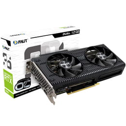 Видеокарта GF RTX 3060 12GB GDDR6 Dual Palit (NE63060019K9-190AD) (LHR)