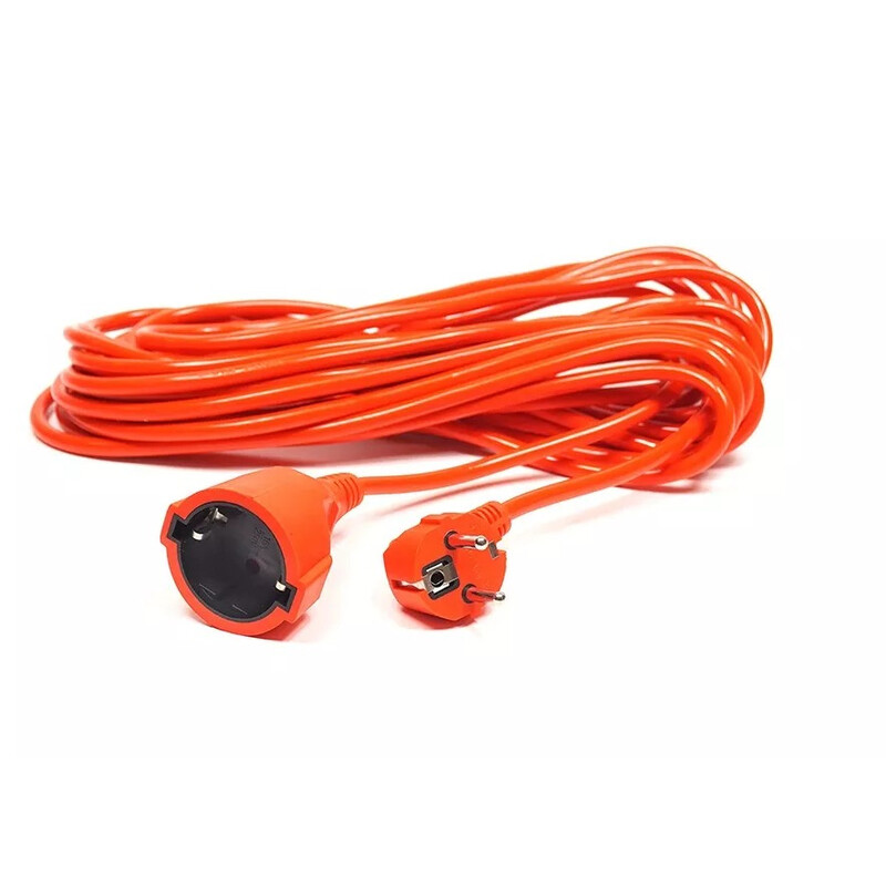 Удлинитель PowerPlant JY-3024/10 (PPCA08M100S1) 1 розетка, 10 м, оранжевый