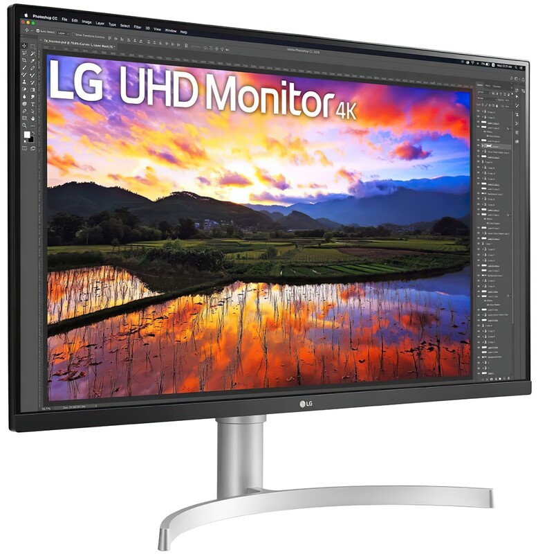 Монитор LG 31.5" 32UN650-W IPS Silver