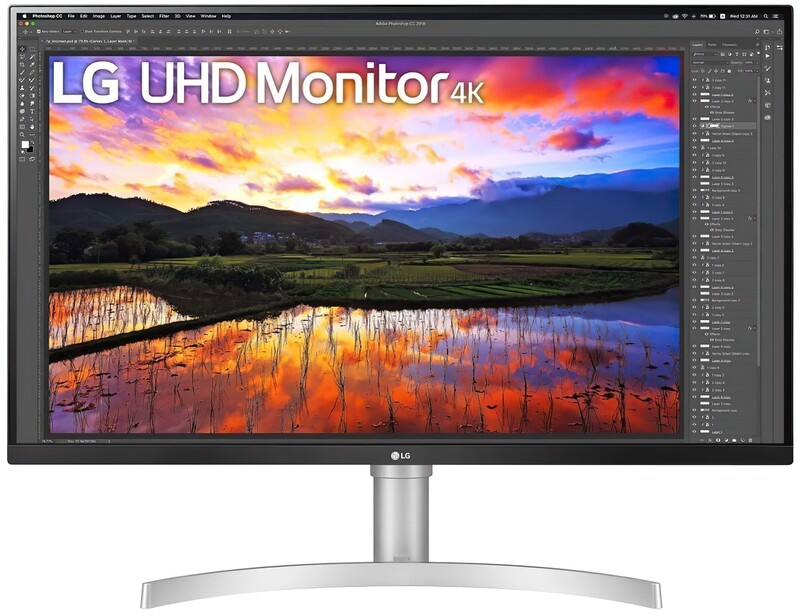 Монитор LG 31.5" 32UN650-W IPS Silver