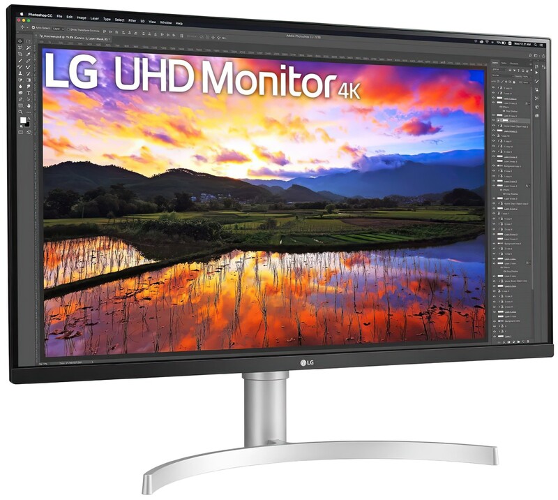 Монитор LG 31.5" 32UN650-W IPS Silver