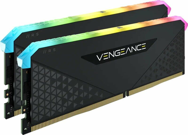 Модуль пам`ятi DDR4 2x8GB/3200 Corsair Vengeance RGB RS Black (CMG16GX4M2E3200C16)