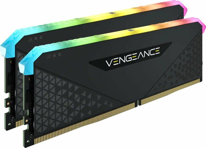 Модуль памяти DDR4 2x8GB/3200 Corsair Vengeance RGB RS Black (CMG16GX4M2E3200C16)