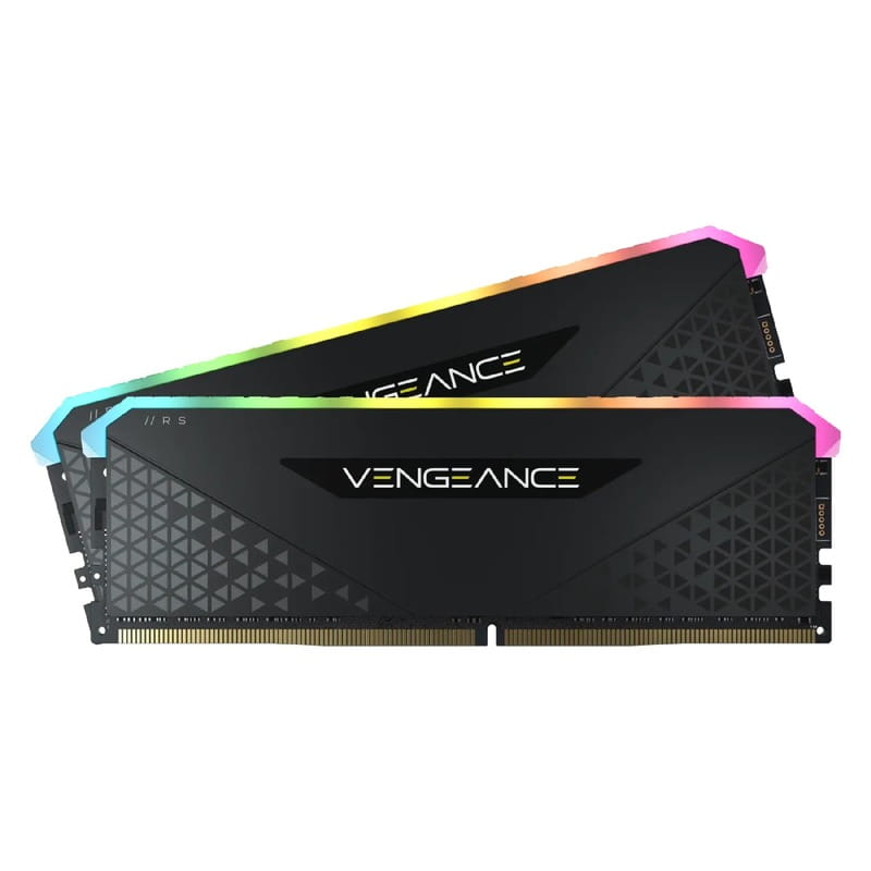 Модуль памяти DDR4 2x16GB/3200 Corsair Vengeance RGB RS Black (CMG32GX4M2E3200C16)