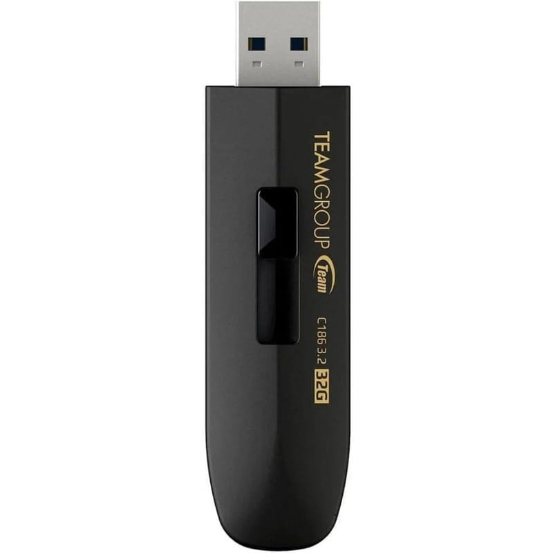 Флеш-накопитель USB3.2 32GB Team C186 Black (TC186332GB01)