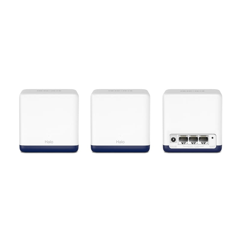 WiFi Mesh система Mercusys Halo H50G(3-pack) (AC1900, 3хGE WAN/LAN, Beamforming, MESH, 3-pack)