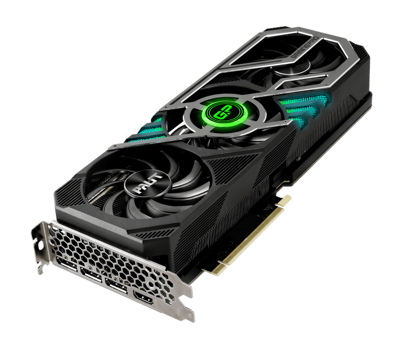 Видеокарта GF RTX 3080 12GB GDDR6X GamingPro Palit (NED3080019KB-132AA) (LHR)