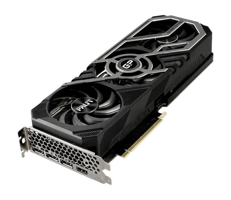Видеокарта GF RTX 3080 12GB GDDR6X GamingPro Palit (NED3080019KB-132AA) (LHR)