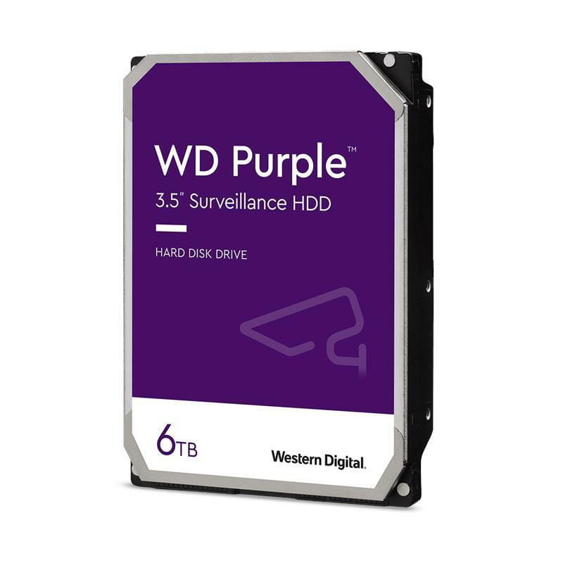 Накопитель HDD SATA 6.0TB WD Purple 5400rpm 256MB (WD63PURZ)