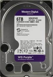 Накопитель HDD SATA 6.0TB WD Purple 5400rpm 256MB (WD63PURZ)