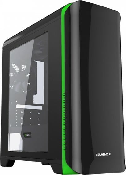 Корпус GameMax H602-BK Black без БП