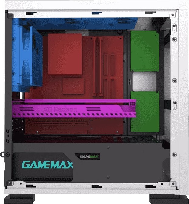 Корпус GameMax H605 Expedition White без БЖ