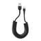 Фото - Кабель ColorWay USB - micro USB (M/M), spiral, 2.4 А, 1 м, Black (CW-CBUM051-BK) | click.ua