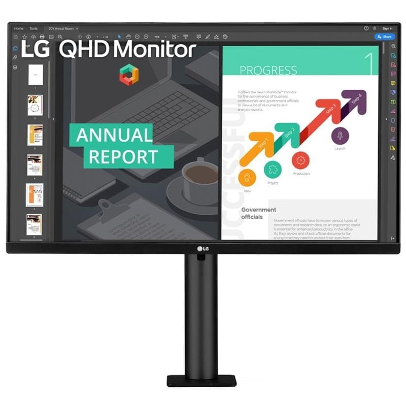 Монитор LG 27" 27QN880-B IPS Black