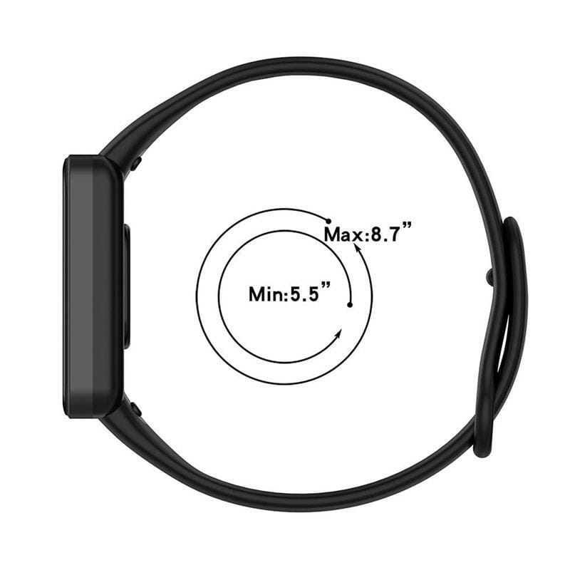 Силиконовый ремешок BeCover для Xiaomi Redmi Smart Band Pro Black (707168)