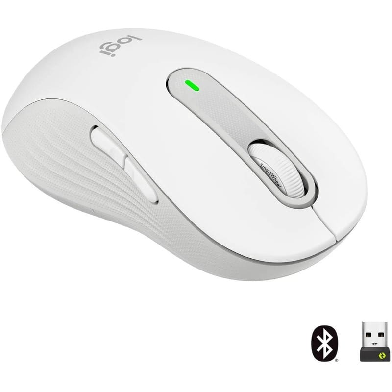 Мышь беспроводная Logitech Signature M650 L LEFT Off-White (910-006240)