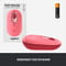 Фото - Мышь беспроводная Logitech POP Mouse Bluetooth Heartbreaker Rose (910-006548) | click.ua