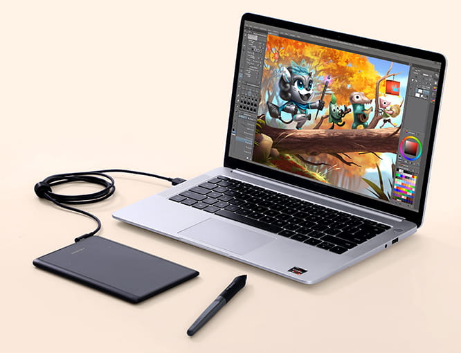 Графический планшет Huion Inspiroy H420X