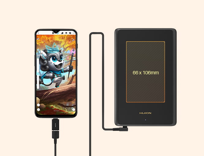 Графический планшет Huion Inspiroy H420X