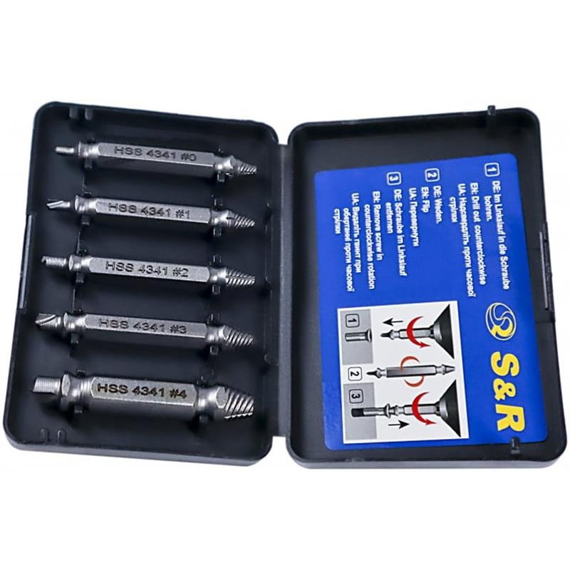 Набор экстракторов S&R Meister (111400005) 5шт