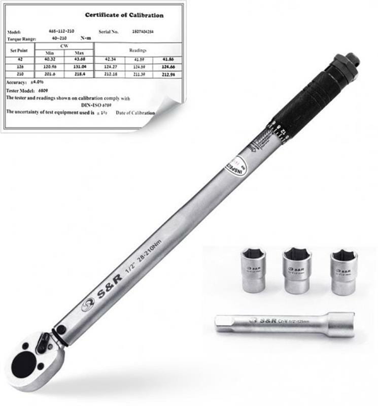 Ключ динамометрический S&R 465012210