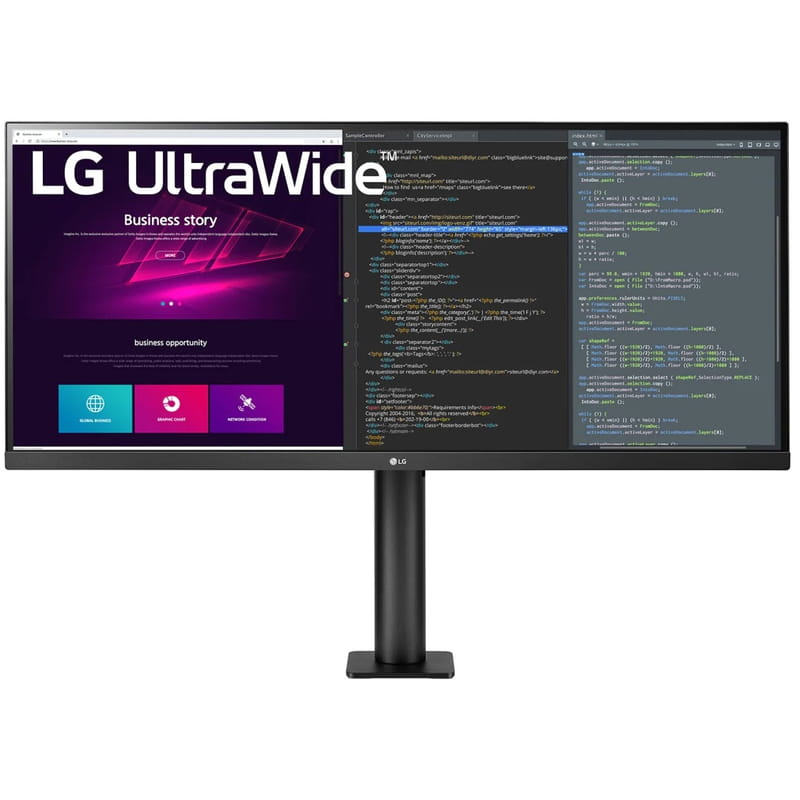 Монiтор LG 34" UltraWide 34WN780-B IPS Black