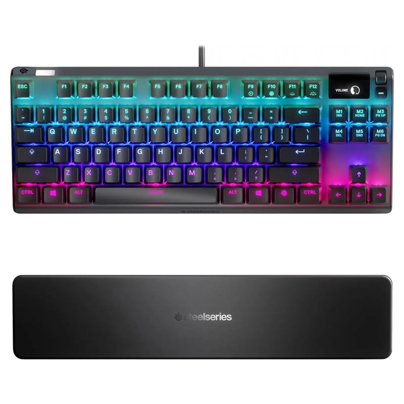 Клавiатура SteelSeries Apex 7 TKL Red Switch Black (64646)