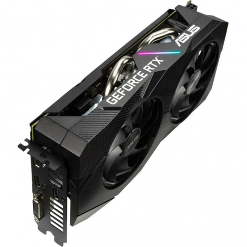 Відеокарта GF RTX 2060 6GB GDDR6 Dual Evo OC Asus (DUAL-RTX2060-O6G-EVO)
