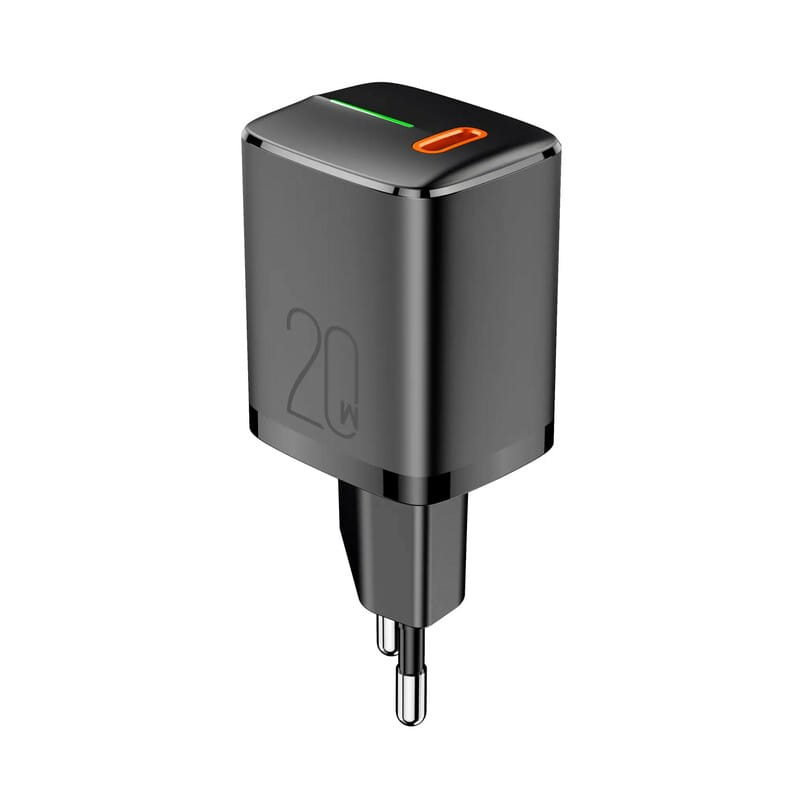 Сетевое зарядное устройство Grand-X USB-C PD3.0 20W QC4.0, FCP, AFC Black (CH-790)