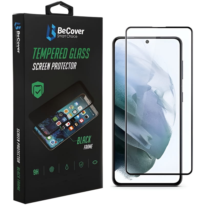 Захисне скло BeCover для Realme GT Black (707243)