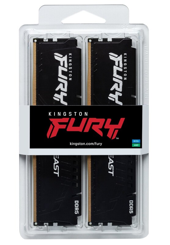 Модуль памяти DDR5 2x16GB/5200 Kingston Fury Beast Black (KF552C40BBK2-32)