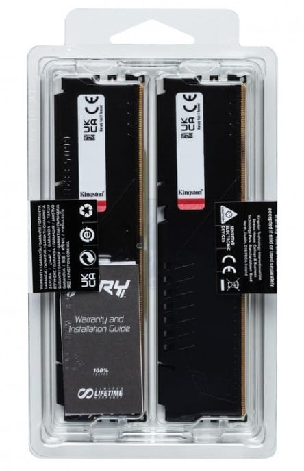 Модуль памяти DDR5 2x16GB/5200 Kingston Fury Beast Black (KF552C40BBK2-32)