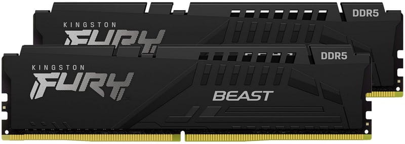 Модуль памяти DDR5 2x16GB/5200 Kingston Fury Beast Black (KF552C40BBK2-32)