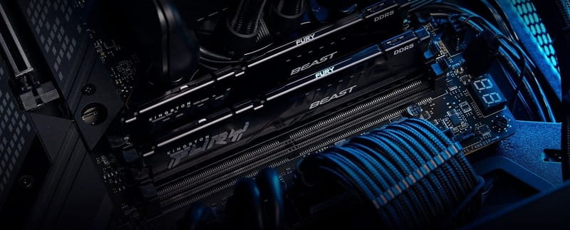 Модуль памяти DDR5 2x16GB/5200 Kingston Fury Beast Black (KF552C40BBK2-32)