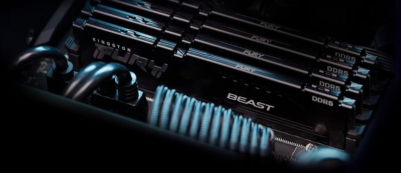 Модуль памяти DDR5 2x16GB/5200 Kingston Fury Beast Black (KF552C40BBK2-32)