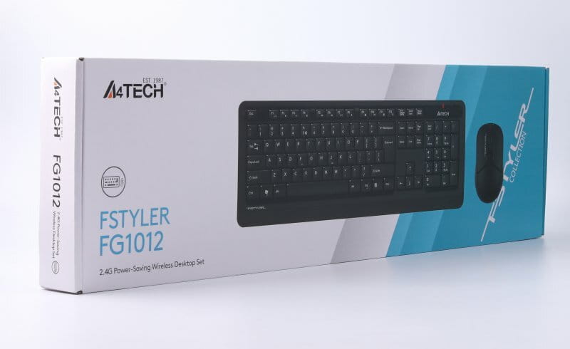 Комплект (клавиатура, мышь) беспроводной A4Tech FG1012 Black USB