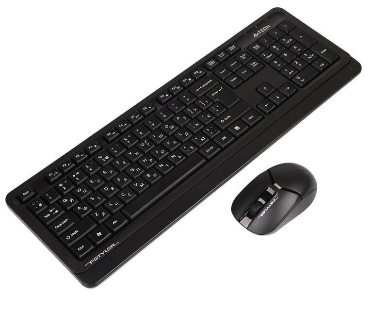 Комплект (клавиатура, мышь) беспроводной A4Tech FG1012 Black
