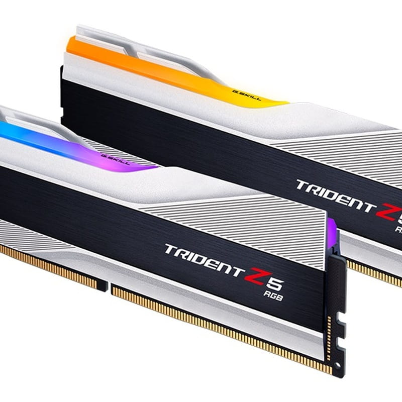 Модуль пам`ятi DDR5 2x16GB/6000 G.Skill Trident Z5 RGB Silver (F5-6000J3636F16GX2-TZ5RS)