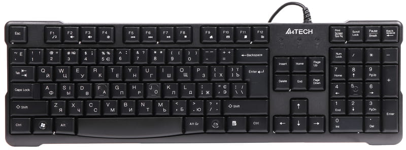 Клавиатура A4Tech KR-750 Ukr Black