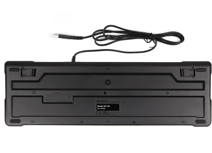 Клавиатура A4Tech KR-750 Ukr Black