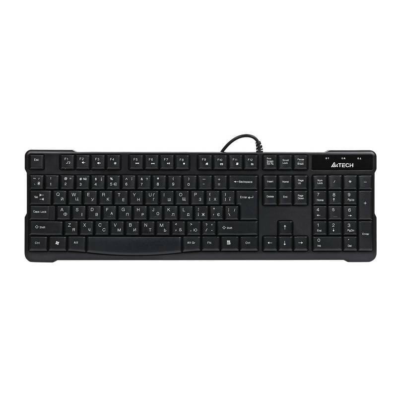 Клавиатура A4Tech KR-750 Ukr Black